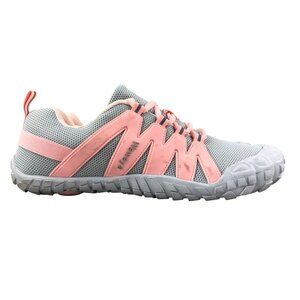 Weweya Women's Size 42 Grey Pink Barefoot Running Cross Training Shoes